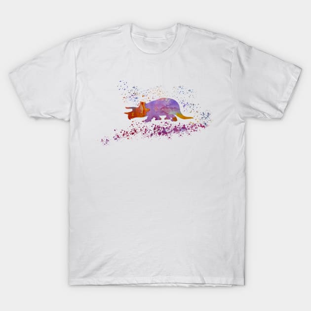 Triceratops T-Shirt by BittenByErmines